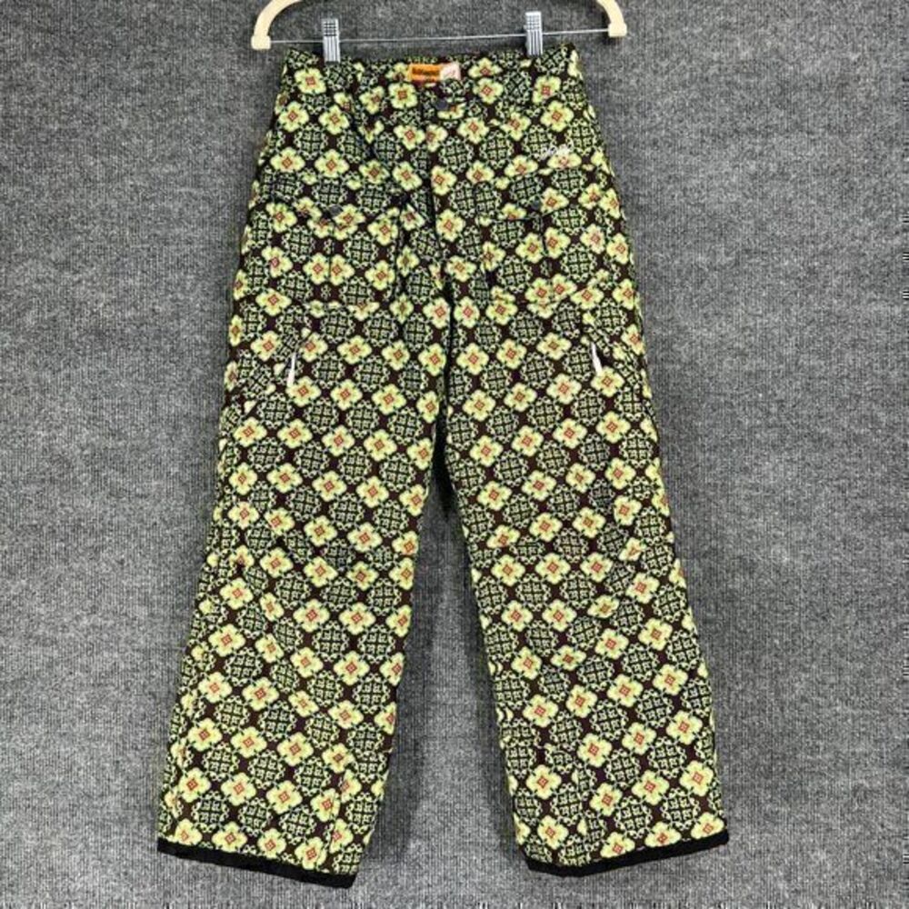 Orage Pants Girls 10 M Snowboarding Cargo Multicolor Ski Snow Insulated Y2K